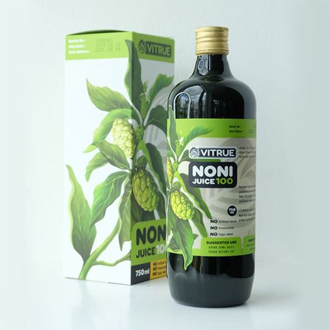 Tinh Chất Trái Nhàu Vitrue Noni Juice 100 - Hỗ Trợ Thanh Lọc Cơ Thể, Tăng Cường Sức Khỏe, Giàu Vitamin và Khoáng Chất 750ml