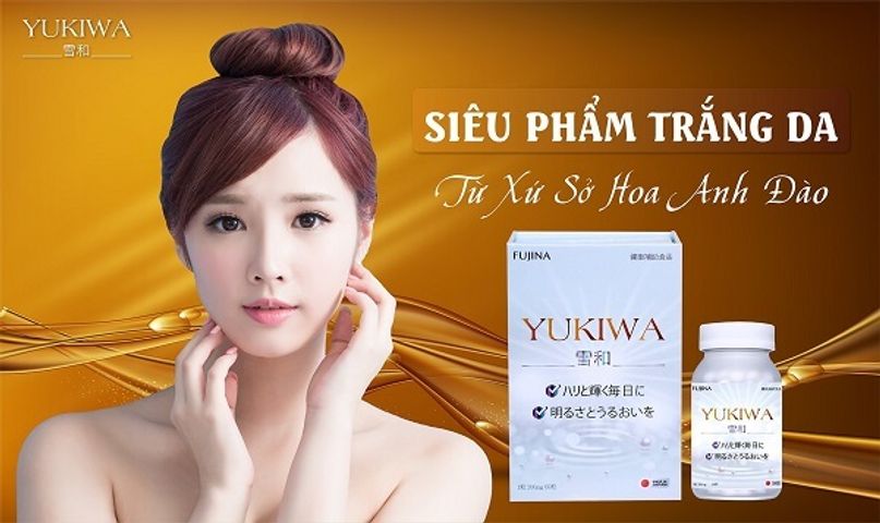 Viên Uống Trắng Da Fujina Yukiwa Nhật Bản 60 Viên - Hỗ Trợ Sáng Da, Đàn Hồi, Chống Oxy Hóa Từ Thiên Nhiên