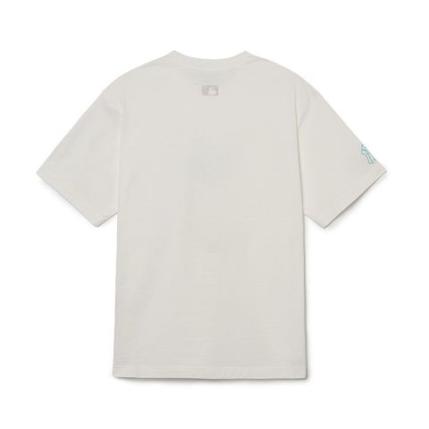 Áo Phông MLB New York Yankees Hình Thỏ - Cotton Trắng, Cổ Tròn, Cộc Tay Dành Cho Unisex - Thời Trang Đường Phố Năng Động