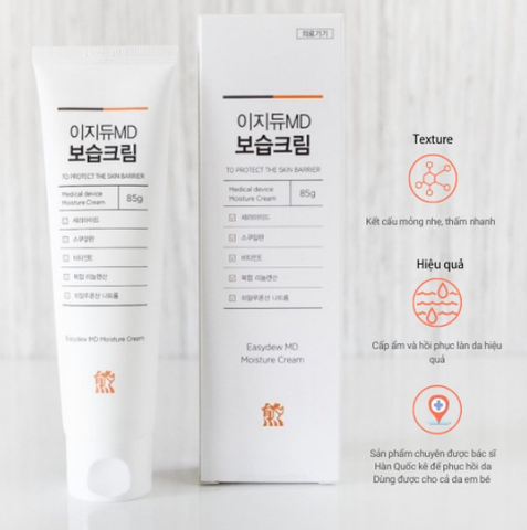 Kem Dưỡng Cấp Ẩm CGBIO Easyderm MD Cream Cho Bé - Phục Hồi Da Khô, Làm Dịu Da, Chuyên Dùng Cho Trẻ Em (85g)