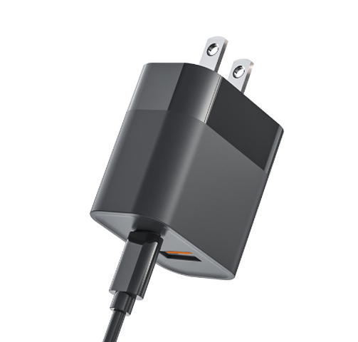 Củ Sạc Nhanh 2in1 PD 20W QC 18W - Sạc USB-C và USB-A cho Điện Thoại, Máy Tính Bảng, Laptop - Thiết Kế Nhỏ Gọn, An Toàn, Tương Thích Nhiều Thiết Bị