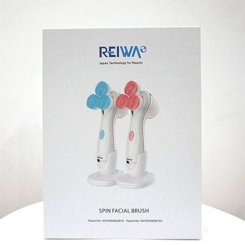 Máy rửa mặt massage Reiwa WT-222-2 - 2 cấp độ, công nghệ Nhật Bản, 3 đầu chải dễ dàng làm sạch, phù hợp cho mọi loại da