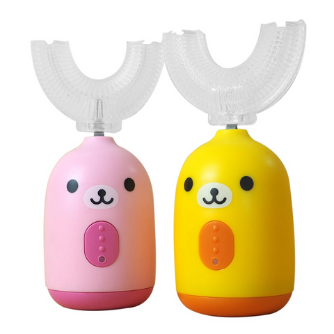 Bàn Chải Đánh Răng Điện Cho Bé ChiBé CB004 Hình Chữ U - Sạch Sâu, Chống Mảng Bám, Phù Hợp Trẻ 2-6 Tuổi