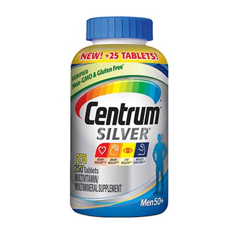 Vitamin Tổng Hợp Centrum Silver Men 50+ - Hỗ Trợ Sức Khỏe Nam Giới Trên 50 Tuổi - 275 Viên Dinh Dưỡng Thiết Yếu
