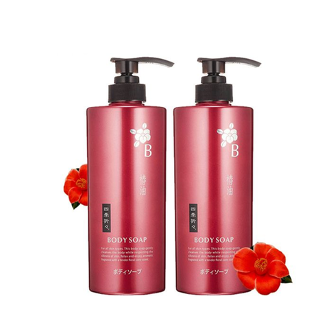 Sữa Tắm Tsubaki Kumano 600ml - Chiết Xuất Tinh Dầu Hoa Trà Trắng, Cấp Ẩm, Làm Sạch Dịu Nhẹ Cho Da Nhạy Cảm