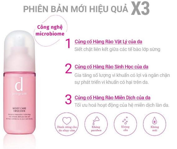 Sữa Dưỡng D Program Cho Da Khô 100ml - Cấp Ẩm Chuyên Sâu, Hỗ Trợ Ngừa Bong Tróc, Dưỡng Da Mềm Mịn, Xuất Xứ Nhật Bản