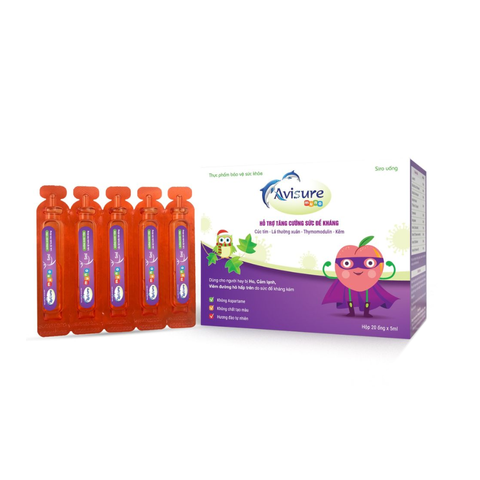 Siro Avisure Muno Tăng Đề Kháng Cho Bé - Vitamin & Khoáng Chất Hỗ Trợ Miễn Dịch, Hương Vị Ngon Dễ Uống, Dành Cho Trẻ Biếng Ăn