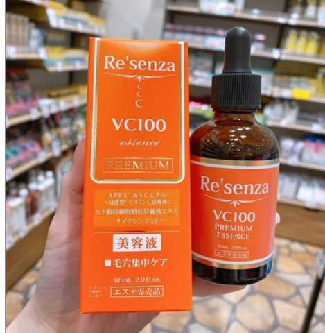 Serum Vitamin C Re'senza VC100 60ml - Dưỡng Sáng Da, Thu Nhỏ Lỗ Chân Lông, Căng Bóng Da - Serum Chống Lão Hóa Chính Hãng