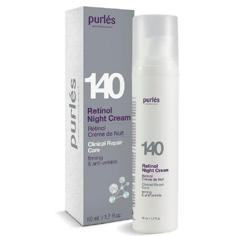 Kem Dưỡng Đêm Trẻ Hóa Da Purles 140 Retinol Night Cream 50ml - Kem Chống Lão Hóa Tăng Sinh Collagen, Phục Hồi Độ Đàn Hồi Da