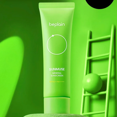 Kem Chống Nắng Kiềm Dầu Beplain Sunmuse Mineral Sunscreen SPF50+ - Bảo Vệ Da Chống Tia UV, Cho Da Nhạy Cảm, Phù Hợp Phụ Nữ Mang Thai