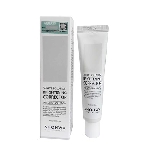 Kem Dưỡng Trắng Da Ahohaw Brightening Corrector - Giảm Thâm Nám, Làm Sáng Da, 50ml Từ Thảo Mộc Thiên Nhiên