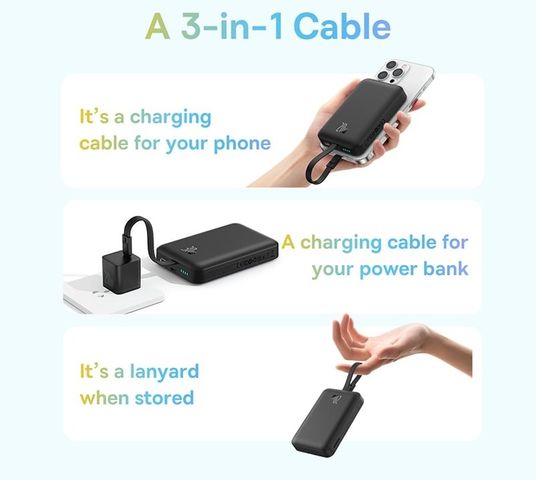 Pin Sạc Dự Phòng Không Dây Baseus Magnetic Mini 10000mAh 20W - Sạc Nhanh, Gọn Nhẹ, Tiện Dụng Cho Điện Thoại Di Động