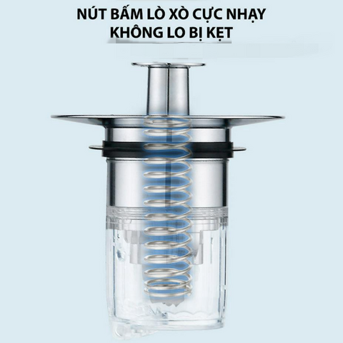 Nắp Chặn Lỗ Thoát Nước Bồn Rửa Mặt Mifan - Ngăn Mùi, Côn Trùng, Chống Tắc Đường Ống Với Chất Liệu Inox Cao Cấp