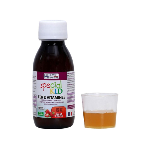 Siro Bổ Sung Sắt và Vitamin Cho Trẻ Em Special Kid Fer & Vitamines - Hỗ Trợ Tăng Cường Sức Đề Kháng và Phát Triển Toàn Diện 125ml