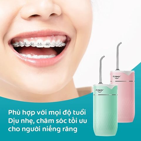 Bộ 2 Đầu Thay Thế Máy Tăm Nước Colgate - Tiện Lợi, Dễ Dàng Lắp Đặt, Chăm Sóc Răng Miệng Tối Ưu Cho Mọi Đối Tượng