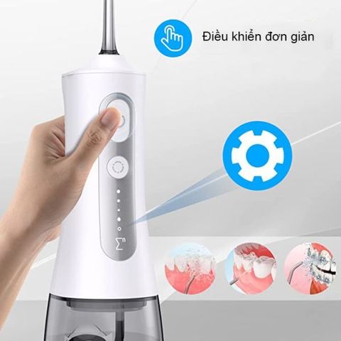 Máy Tăm Nước Xiaomi Enpuly W1 Plus - 5 Chế Độ Phun, Áp Lực 140psi, Loại Bỏ 99.99% Mảng Bám, Thiết Kế Chắc Chắn, Sử Dụng Đến 40 Ngày