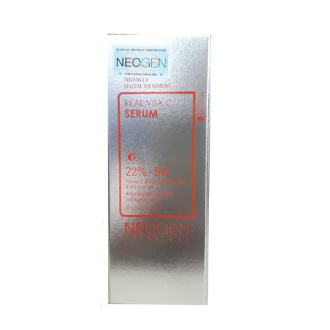 Serum Neogen Dermalogy Real Vitamin C 32g - Dưỡng Trắng Da, Mờ Thâm, Tăng Sinh Collagen, Phục Hồi Da Mịn Màng, Rạng Rỡ