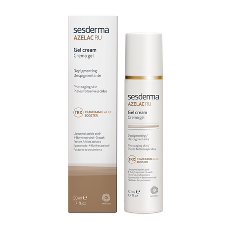 Gel giảm nám, làm sáng da Sesderma Azelac Ru - Kem dưỡng trắng da cho da dầu và hỗn hợp, ngăn nếp nhăn, thấm nhanh, 50ml