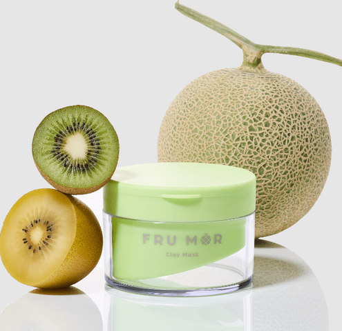 Mặt Nạ Đất Sét Fru Mor - Hỗ Trợ Giảm Nhờn, Mụn Đầu Đen Chiết Xuất Từ Thiên Nhiên Dưa Gang, Rau Má, Dành Cho Da Dầu, Mụn