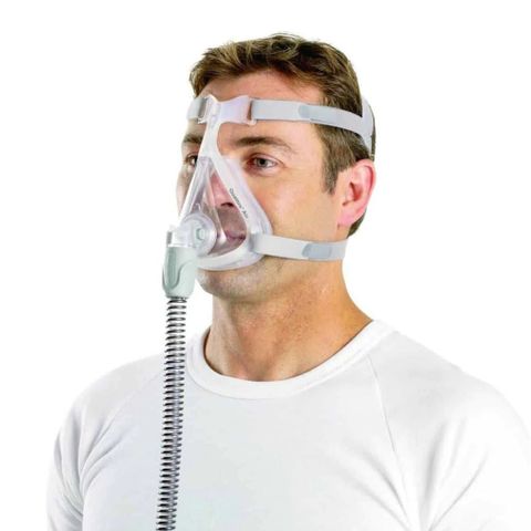 Mặt Nạ Thở Bilevel BiPAP CPAP ResMed Quattro Air - Hỗ Trợ Oxy Cho Người Hô Hấp Yếu, Thiết Kế Siêu Nhẹ, Tiện Lợi