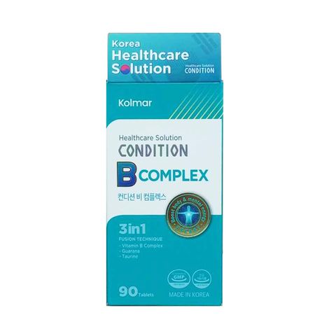 Viên uống Inno.N Condition B Complex 90 viên - Hỗ trợ bổ sung vitamin nhóm B, tăng năng lượng và sự tập trung, sức khỏe tốt hơn.