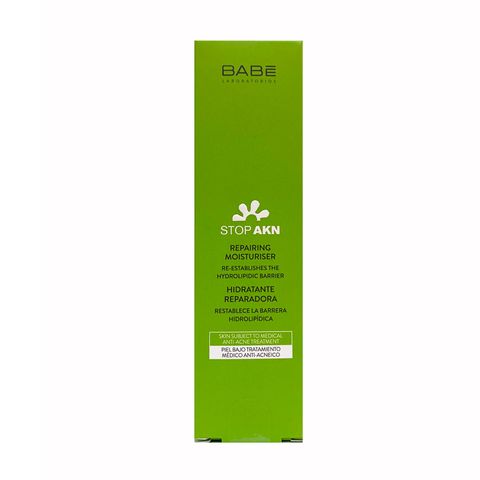 Kem Dưỡng Phục Hồi Da Babe Stop Akn - Ngăn Ngừa Mụn, Dưỡng Ẩm, Phục Hồi Da Dầu 50ml - Hàng Tây Ban Nha