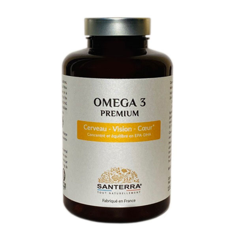 Viên Uống Santerra Omega 3 Premium 200 Viên - Bổ Sung Omega 3 Dinh Dưỡng Cho Tim Mạch, Não, Mắt, Tăng Cường Thị Lực