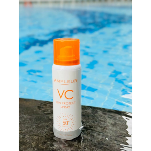 Xịt Chống Nắng Ampleur VC Sun Protect Spray SPF 50+ - Bảo Vệ Da Tối Ưu, Chống Nắng Cao, Dùng Được Cho Mặt Và Toàn Thân