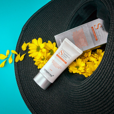 Kem Chống Nắng Dermafirm SunBlock Cream SPF50 PA+++ - Bảo Vệ Da Chống UVA/UVB, Thẩm Thấu Nhanh, Phù Hợp Mọi Loại Da, 50ml