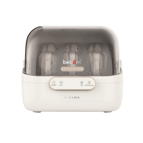 Máy úp bình sữa Beborn Plasma Plastio 1 SBP01HB - Tiệt trùng, sấy khô an toàn, khử khuẩn hiệu quả cho bé yêu