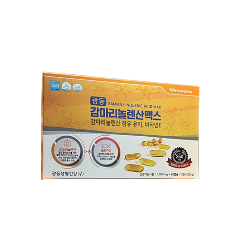 Tinh Dầu Hoa Anh Thảo Kwangdong Hàn Quốc - Hỗ Trợ Nội Tiết Tố Nữ, 120 Viên, Giàu Gamma Linolenic Acid Max