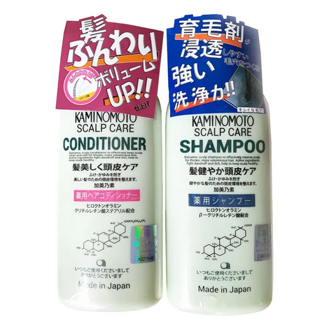 Bộ Dầu Gội Và Dầu Xả Hỗ Trợ Mọc Tóc Kaminomoto Nhật Bản 77044
