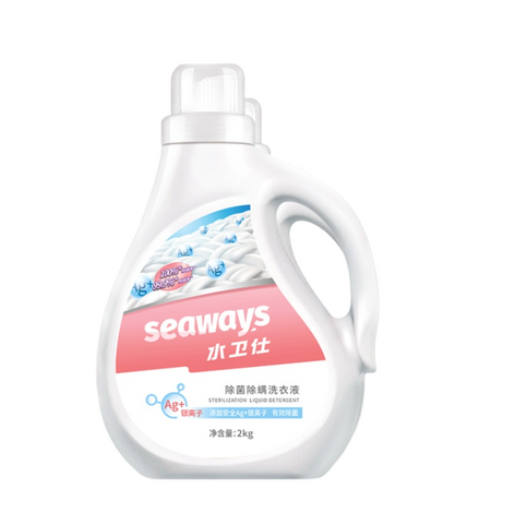 Chai nước giặt kháng khuẩn, diệt bọ ve Ag+ Seaways - 2kg