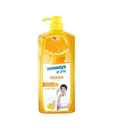 Gel rửa chén bát Seaways hữu cơ 1.35kg/chai