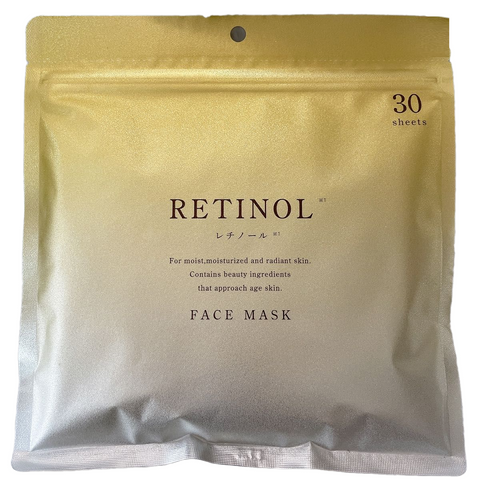 Mặt Nạ Retinol S-Labo Cho Da Trẻ Hóa - Hỗ Trợ Chống Lão Hóa, Cải Thiện Nếp Nhăn, Eczema, 30 Miếng