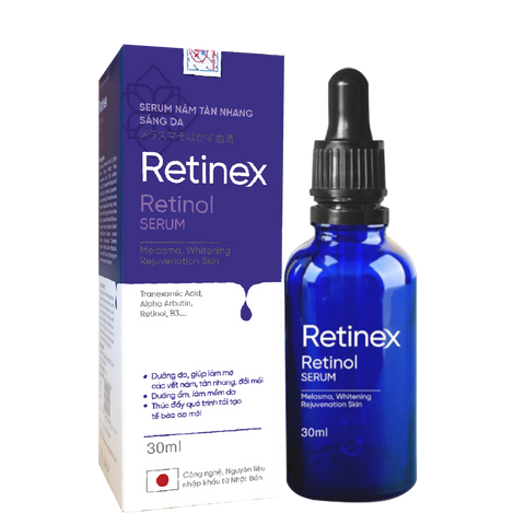 Serum Lovita Retinex 30ml - Hỗ Trợ Cải Thiện Nám, Tàn Nhang, Sáng Da, Dưỡng Da Mịn Màng