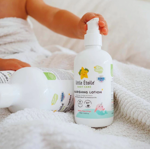Sữa Dưỡng Thể Cấp Ẩm Little Étoile Cho Bé Sơ Sinh - Lotion Mềm Da An Toàn, Dưỡng 7 Loại Dầu Tự Nhiên, 250ml
