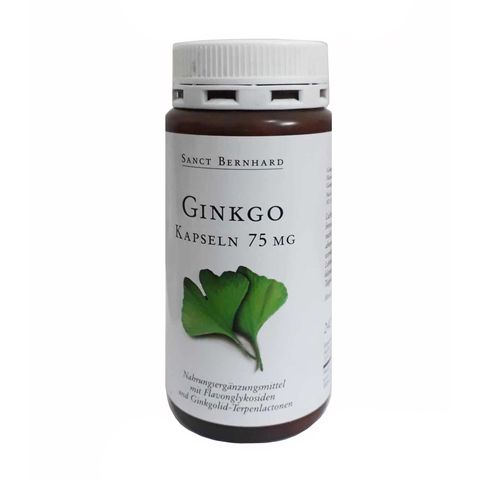 Viên uống bổ não Sanct Bernhard Ginkgo 75mg 240 viên - Hỗ trợ tăng cường trí nhớ và tuần hoàn não - Sản phẩm Đức