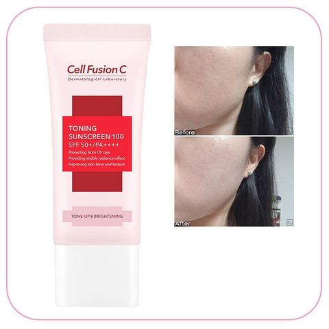 (Xách tay) Kem Chống Nắng Cell Fusion C Màu Hồng Nâng Tông SPF50+ PA++++ - Bảo Vệ Da, Giữ Ẩm, Chống Nắng Tối Ưu, Da Sáng Mịn Tự Nhiên chính hãng 727836
