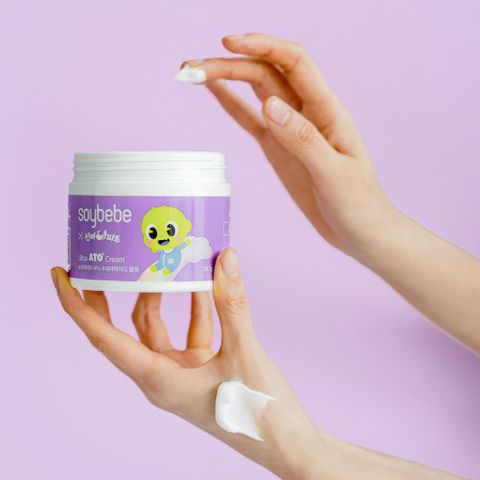 Kem Dưỡng Ẩm Thuần Chay Cho Bé Soybebe Ultra Ato Cream - Giữ ẩm nhẹ nhàng và an toàn cho làn da nhạy cảm của trẻ, 300g