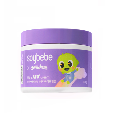 Kem Dưỡng Ẩm Thuần Chay Cho Bé Soybebe Ultra Ato Cream - Giữ ẩm nhẹ nhàng và an toàn cho làn da nhạy cảm của trẻ, 300g