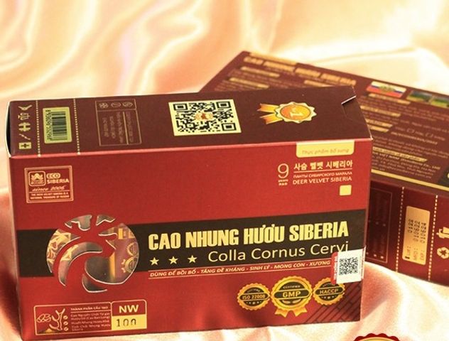 Cao Nhung Hươu Siberia - Thực Phẩm Chức Năng Tăng Cường Sức Khỏe, Hỗ Trợ Phục Hồi Thể Lực Từ Siberia 100g