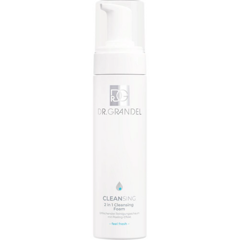 Sữa Rửa Mặt Tạo Bọt 2in1 Dr.Grandel Cleansing Foam 200ml - Tẩy Tế Bào Chết, Ngăn Ngừa Mụn, Làm Sạch Sâu cho Da Dầu