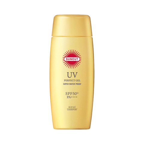 Kem Chống Nắng Kose Perfect Gel Suncut SPF50+ - Chống Nước, Bảo Vệ Da UV, Phù Hợp Đi Biển & Thể Thao Ngoài Trời 100g