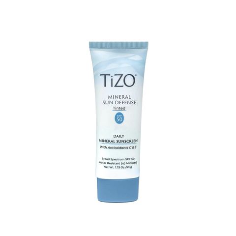 Kem Chống Nắng TiZO Mineral Sun Defense Tinted SPF50 - Bảo Vệ Da Từ Ánh Nắng, Chống Nước, Phù Hợp Với Mọi Loại Da