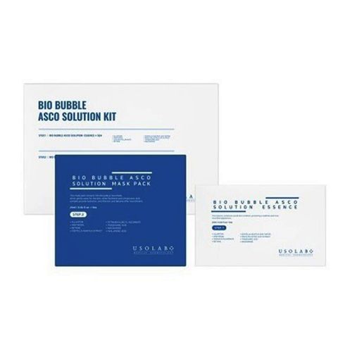 Mặt Nạ CO2 Sinh Học Usolab Bio Bubble Asco Solution Kit - Dưỡng Da Chuyên Sâu, Làm Sạch Sâu, Cấp Ẩm, Cải Thiện Tone Da