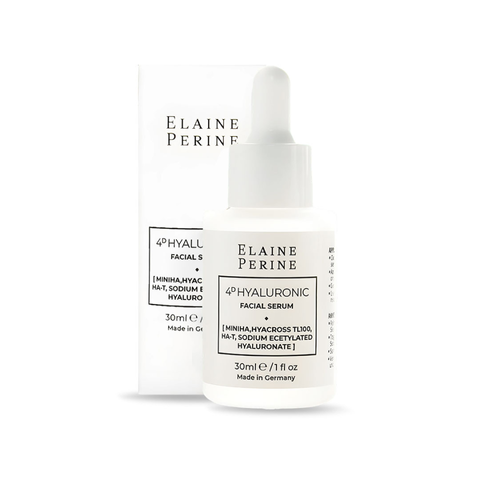 Serum Elaine Perine 4D Hyaluronic Facial - Cấp ẩm và Trẻ hóa da, Phù hợp mọi loại da, Lọ 30ml, Dưỡng da mềm mịn, căng tràn sức sống