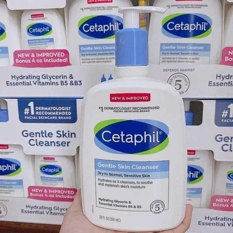 Sữa Rửa Mặt Cetaphil Gentle Skin Cleanser 591ml - Dưỡng Ẩm, Dịu Nhẹ Cho Da Mặt Và Toàn Thân, Chuyên Dụng Cho Da Nhạy Cảm