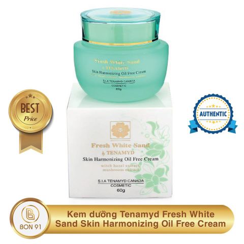 Kem dưỡng Tenamyd Fresh White Sand Skin Harmonizing Oil Free Cream 60g