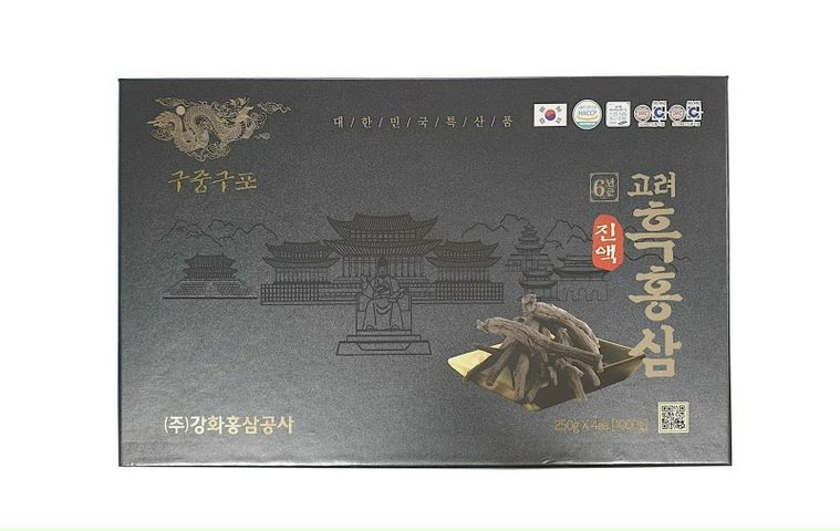 Cao Hắc Sâm Hàn Quốc Kanghwa Cô Đặc Hộp 4 Lọ 250g - Tăng Cường Sức Khỏe, Cải Thiện Trí Nhớ, Hỗ Trợ Miễn Dịch